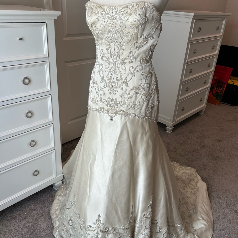 Beautiful dress never used.